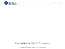Tablet Screenshot of cardolite.com